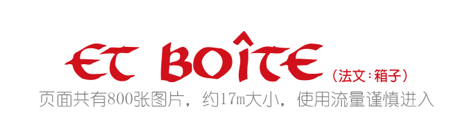 法文箱子平面作品